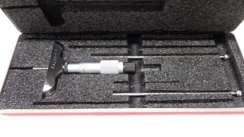 One Starrett 440 Depth Micrometer