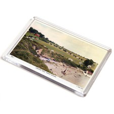 JUMBO MAGNET - Vintage Wales - Caravan Field, Traeth Bychan (b)