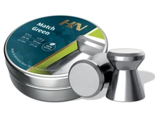 H&N Match Green 500 Count 100% LEAD-FREE 4.5mm .177 Caliber Pellets GERMANY