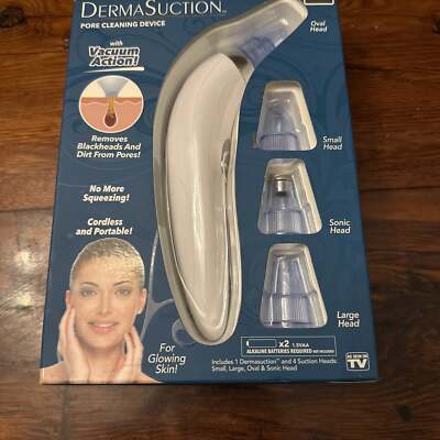 Bulbhead DermaSuction 12972-6 As Seen On TV Pore Cleaning Device, White