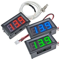 TERMOMETRO DIGITALE LCD CON SONDA 1 METRO MISURA TEMPERATURA forno 0-400