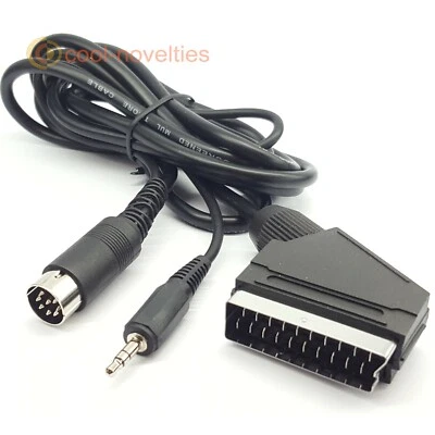 COOLNOVELTIES CABLE DE VIDEO SNK NEO GEO AES RGB SCART / PLOMO CON SONIDO DE AUDIO ESTÉREO - 2 METROS