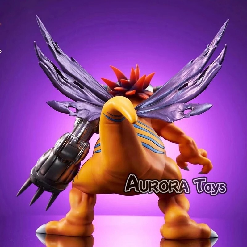 デジモン　フレイドラモン　PVC製　フィギュア　18cm New Anime Digimon 18cm Adventure Metal Greymon Figure Action