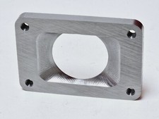 T6 Undivided Turbo Inlet Adapter Flange To 2.5 Exhaust Tubing Transition 12 T6 Undivided Turbo Inlet Adapter Flange To 2.5 Exhaust Tubing Transition 12