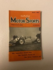 Australian Motor Sports Magazine  May 1952