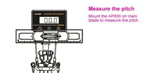 Align/T-Rex Helicopters 450 500 550 600 700 Digital Pitch Gauge - Image 4 of 4