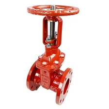 MECH OS&Y GATE VALVE, Flange x Flange, UL/FM