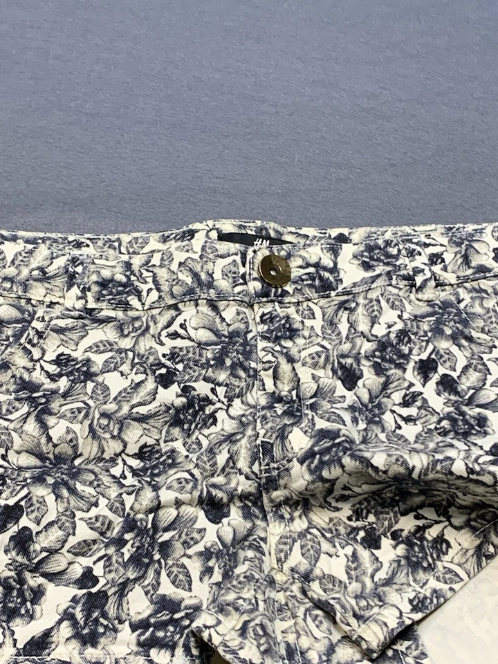 H&M Pantalones Cortos Informales Adulto 10 Mujer Floral Algodón Poliéster Foto 2 de 4