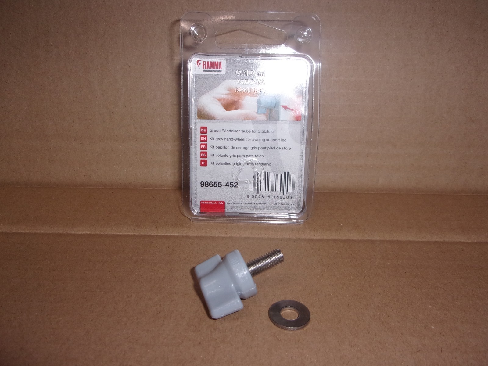 MOTORHOME CARAVAN FIAMMA KNOB & WASHER 98655-452 71546