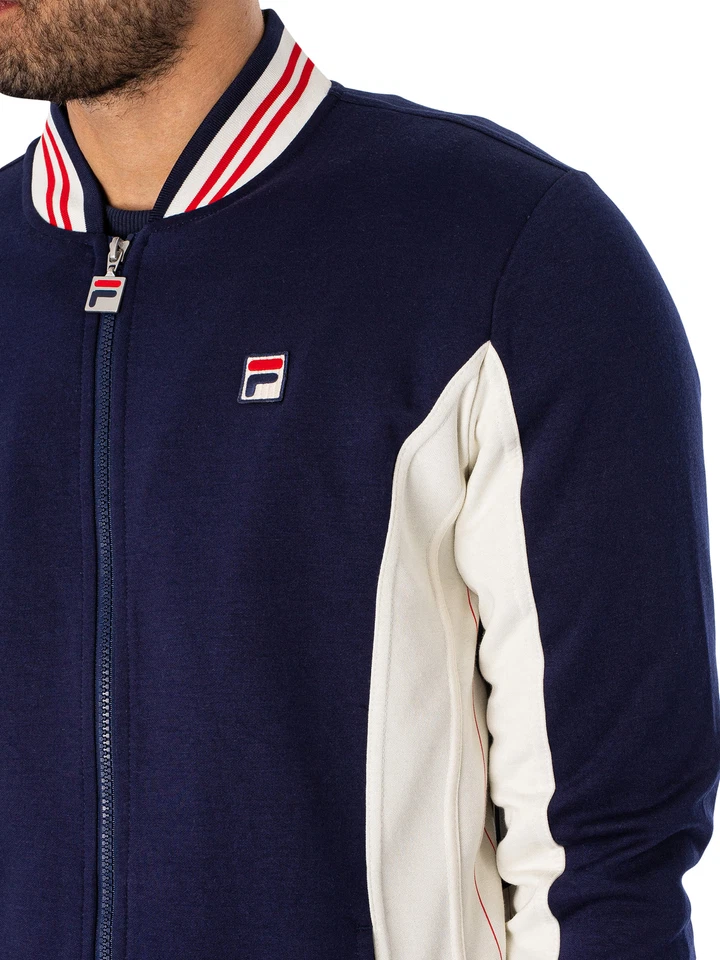 Fila Men's Settanta Track Jacket, Blue - Image 4 of 4
