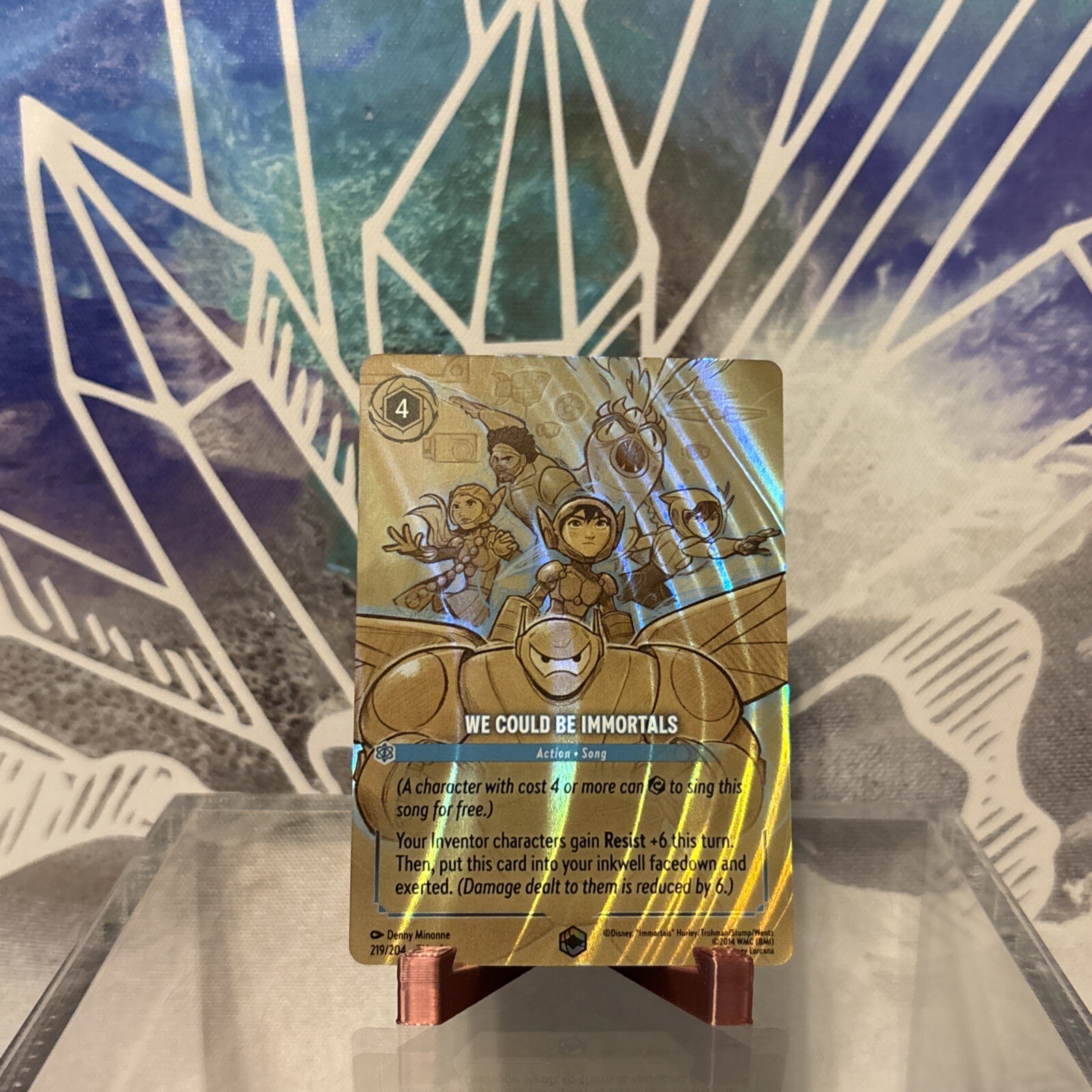 We Could Be Immortals (Enchanted) - 219/204 Lorcana Azurite Sea - Holo NM ✨