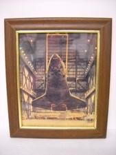 Framed Vintage Space Shuttle Photo, NASA Kodak Photo, Suspended in The Hanger