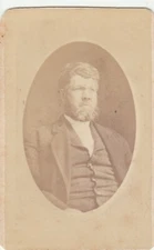 Des Moines Iowa~Atkinson Bros Photo Art~Third Street~Carte de Visite~c1875 CDV