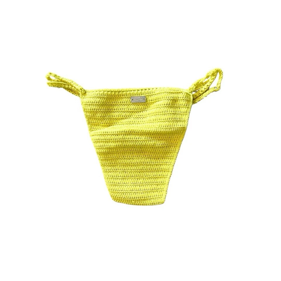 Lime Green Handmade Crochet Swimsuit - Image 3 of 3