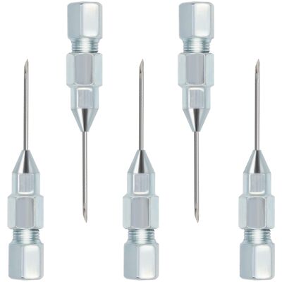 5pcs Grease Gun Needle Tip Of The Mouth Grease Gun Adapter Grease Injector Needl