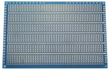 2x Single Sided 5er Busbar Stripboard PCB Proto Perf Board FR-4 10x15 cm