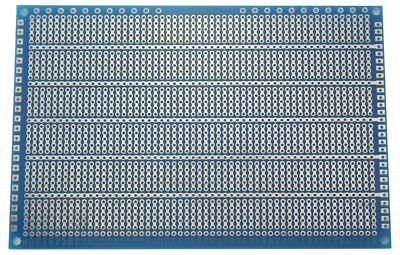 2x Single Sided 5er Busbar Stripboard PCB Proto Perf Board FR-4 10x15 cm