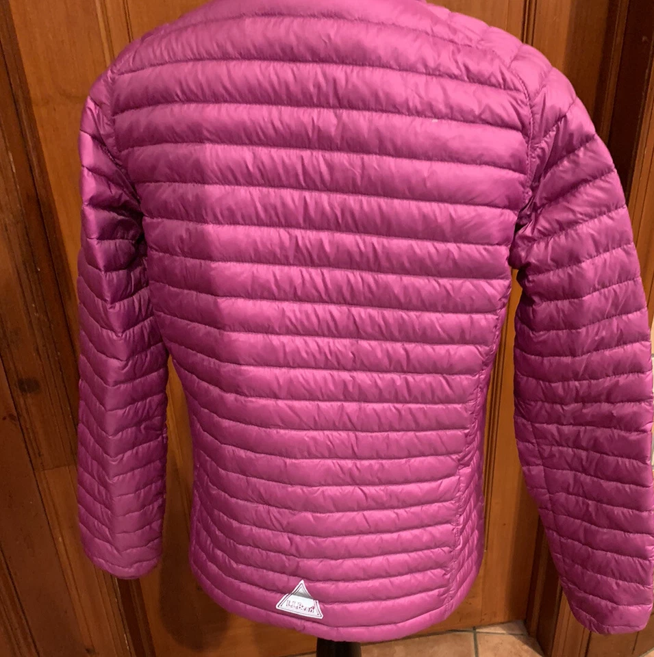 LL Bean Down Chaqueta Rosa Niñas Puffer Jacket XL 14-16 Foto 2 de 4