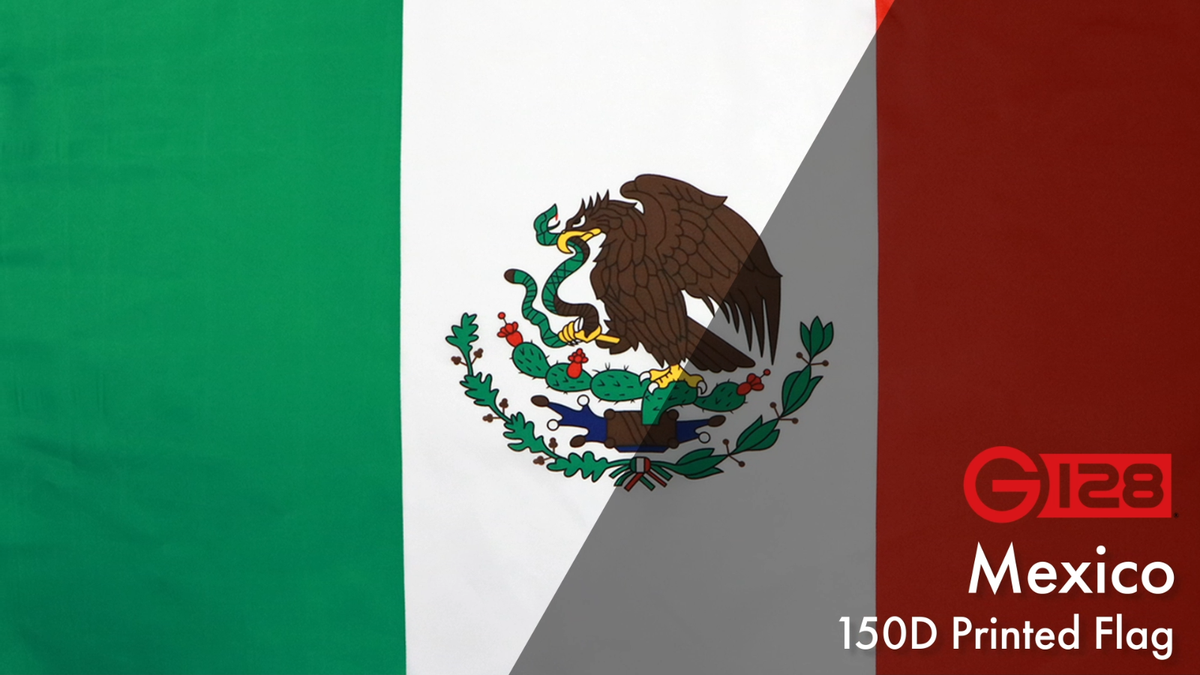 Bandiera Del Messico Di Tessuto Con Copyspace Per Il Vostro Testo Su Fondo Bianco Illustrazione - Foto 7