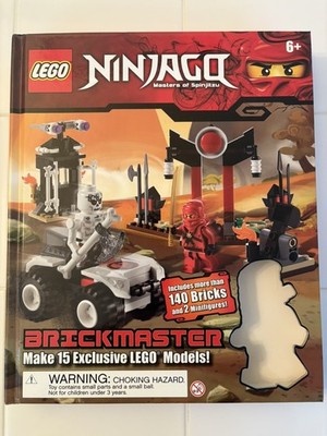 LEGO NINJAGO Brickmaster Hardcover Book by DK 15 Exclusive Models 100% Complete 