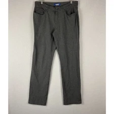 Swing Control Golf Pants Mens 34x32 Gray Ponte Stretch Straight Performance