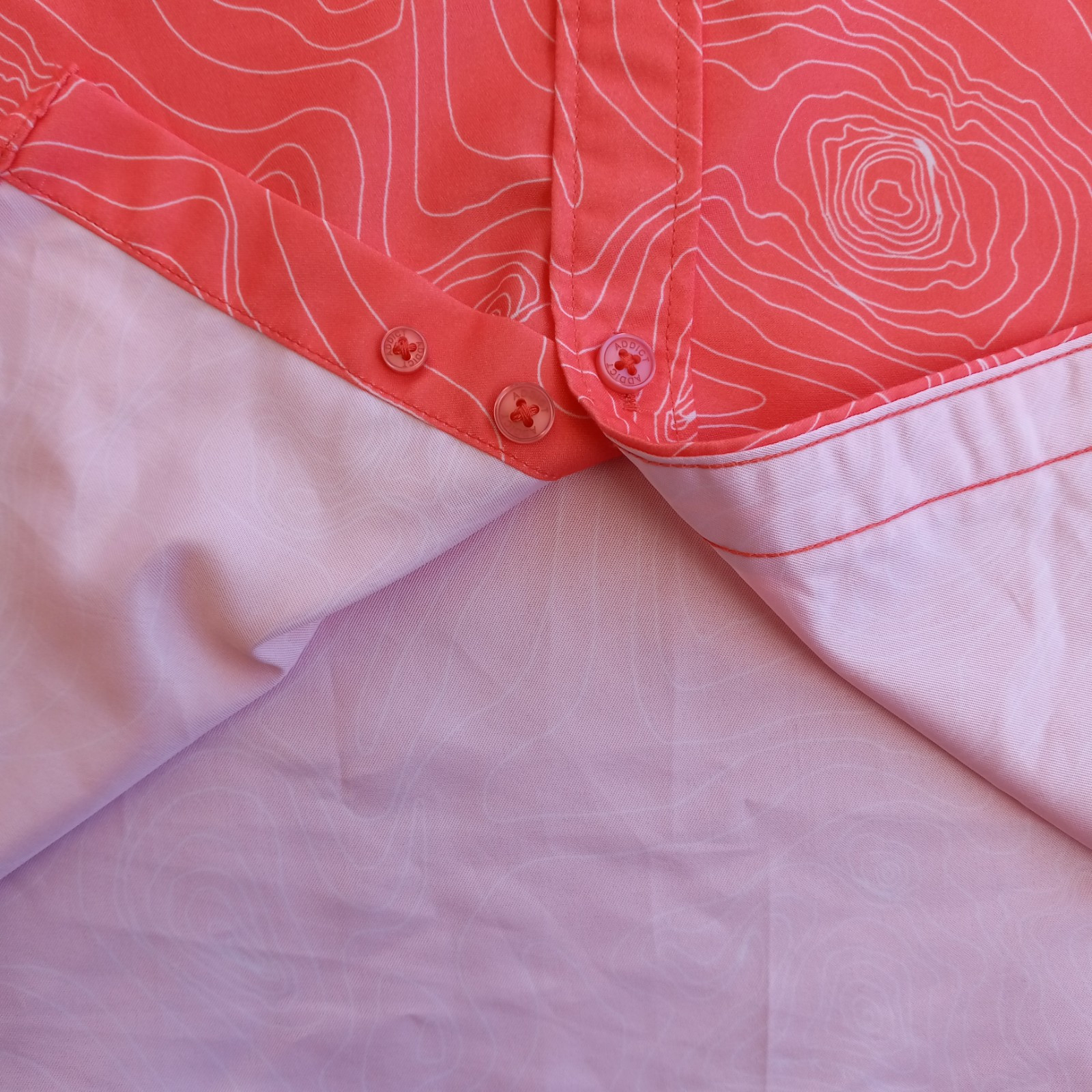 Addict Performance PAC Button Up Short Sleeve Pin… - image 6