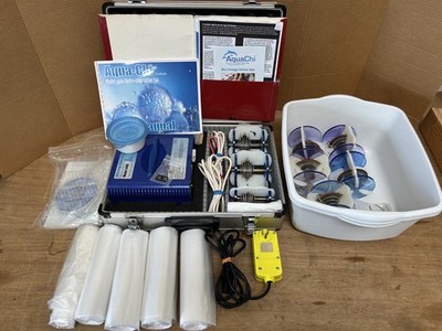 Aqua Chi Detox Foot Bath Kit Professional Model 5400 w Case & Accessories WORKS