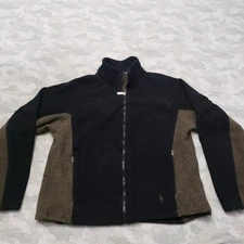 Smartwool Jacket Adult M-L Black Full Zip Wool Blend Outdoors