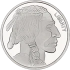 1 Ounce Silver Buffalo Rounds Roll - 20 Rounds Total