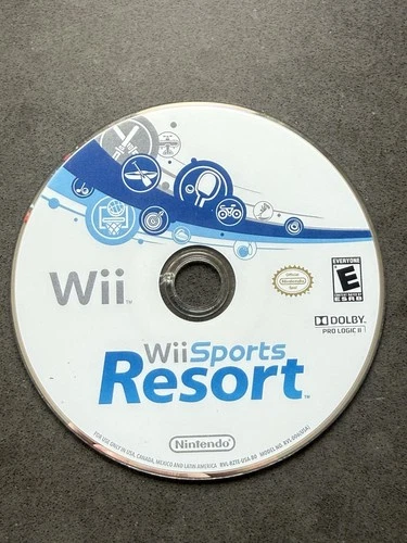 Nintendo Wii Sports Resort 2009 Disc Only Scratched Disc