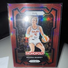 MARINA MABREY 2024 Panini Monopoly Prizm WNBA Red Classic Icons Card/99