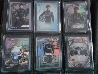 F1 Topps Chrome Kimi Antonelli Konvolut. Inklusive Helm und Diamond 75th!
