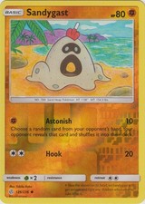 Sandygast 126/236 Common Cosmic Eclipse Pokemon Reverse Holo Lightly Played