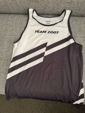 Team Zoot Men  s XL Tank Top White/black Almost Unused