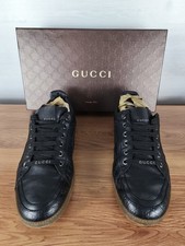 Scarpe da ginnastica Gucci GG in pelle taglia 8uk 9us ottime 👍
