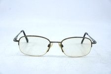 Stetson 191 Silver Metal Half Rim Flex Eyeglasses Frame Zyloware 50-18-140-33