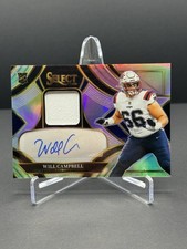 2025 Select - Rookie Signatures Will Campbell #RSMP-WCL /249 PATRIOTS (RC)