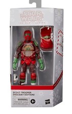 Star Wars  The Black Series Scout Trooper Grogu  Holiday Edition  Figure Sealed
