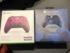 Microsoft Xbox One Phantom Magenta and Midnight Forces Controller  Box only 