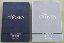 THE CHOSEN 40 Days With Jesus Books Two and Three JENKINS TV Show Devotional Lot