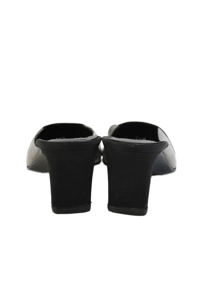 Vaneli Mujer Texturizado Puntera Cuadrada Sin Cordones Transparente Bloque Tacones Negros Talla 7 Foto 3 de 4