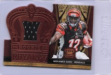 2012 Panini Crown Royale #23 Mohamed Sanu Rookie Royalty Materials Bronze Retail