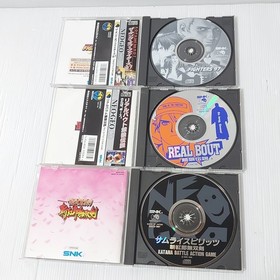 SNK NEO GEO CDZ Console CD-T02 with 3 games Tested Import Japan #0006171