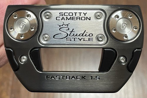 Scotty Cameron Studio Style Fastback 1.5 Putter - LH - New - Xtreme Dark - 35” - Picture 4 of 10