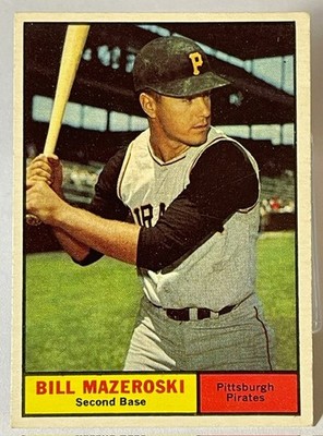 1961 Topps Bill Mazeroski Pirates  #430 Near Mint and sharp Easy grader