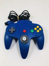 OEM Official Nintendo 64 N64 Blue Controller NUS-005 Tested Tight Joystick CLEAN