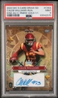 CALEB WILLIAMS 2023 WC 5 Card Draw Stacked Deck "RainbowGold" Auto #1 of 1 PSA 9