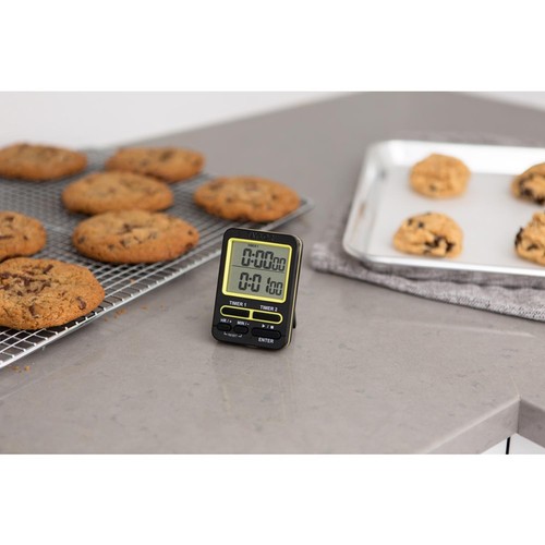 Taylor 5880 Dual Event Digital Timer w/Clock Black - Picture 4 of 6