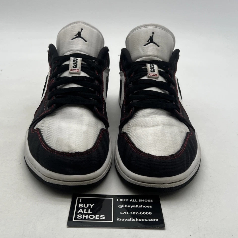 Talla 11 - Air Jordan 1 SE Utility Bajo Blanco Negro Rojo W (DD9337-106) Foto 2 de 4