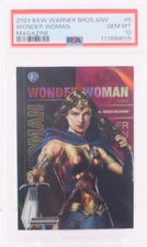 2024 KAKAWOW WARNER BROTHERS ANNIVERSARY WONDER WOMAN MAGAZINE #5 PSA 10